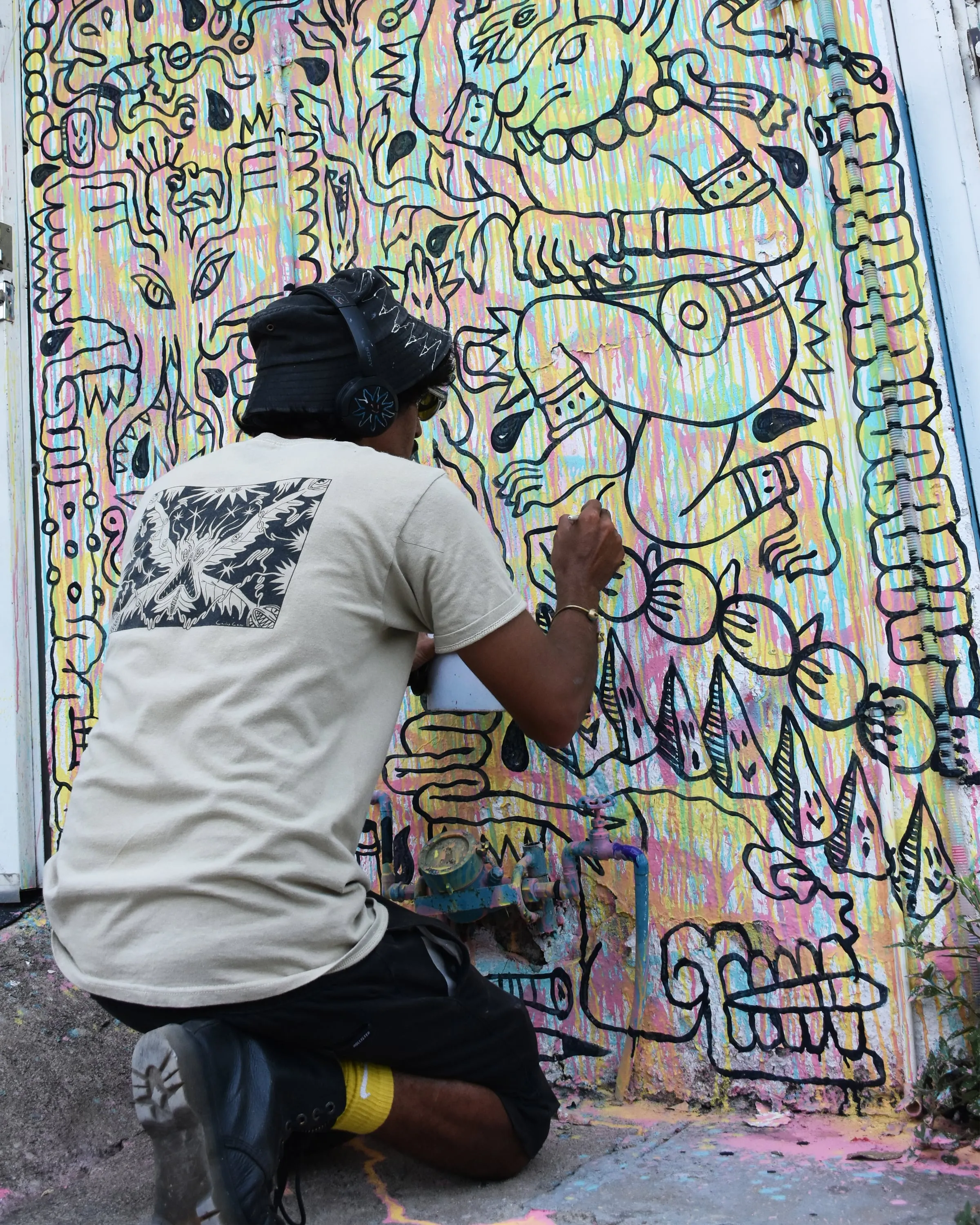 Comisión mural Café cultural Casa Conejo, Tuxtla Gutiérrez 