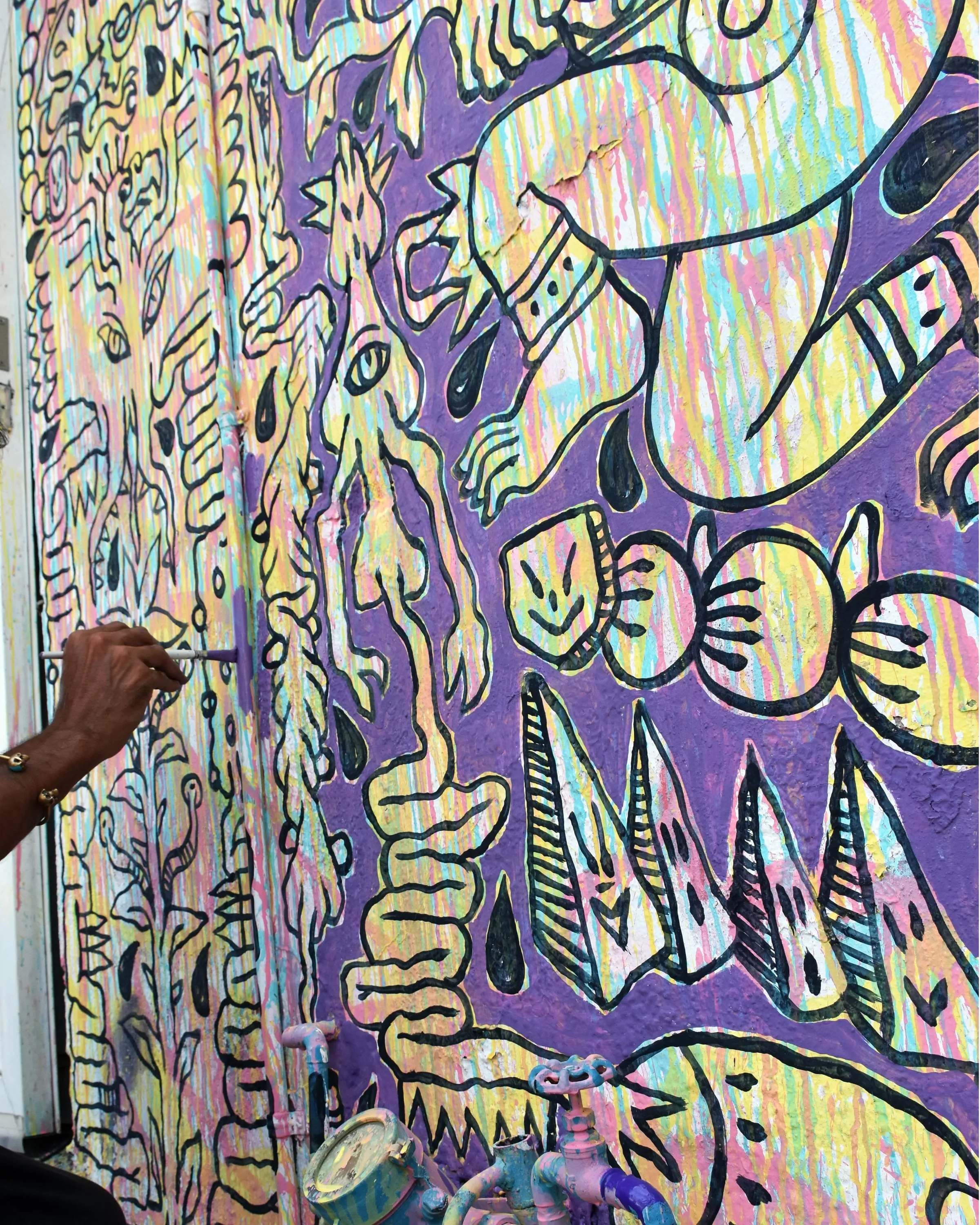 Comisión mural Café cultural Casa Conejo, Tuxtla Gutiérrez 