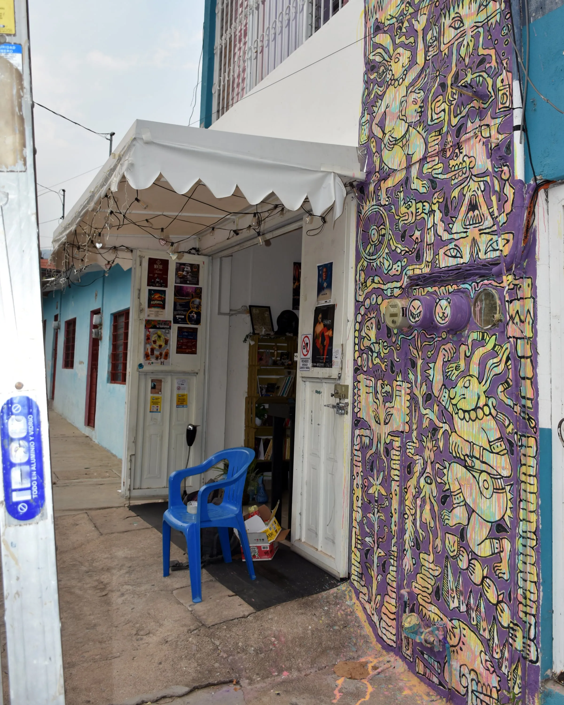 Comisión mural Café cultural Casa Conejo, Tuxtla Gutiérrez 