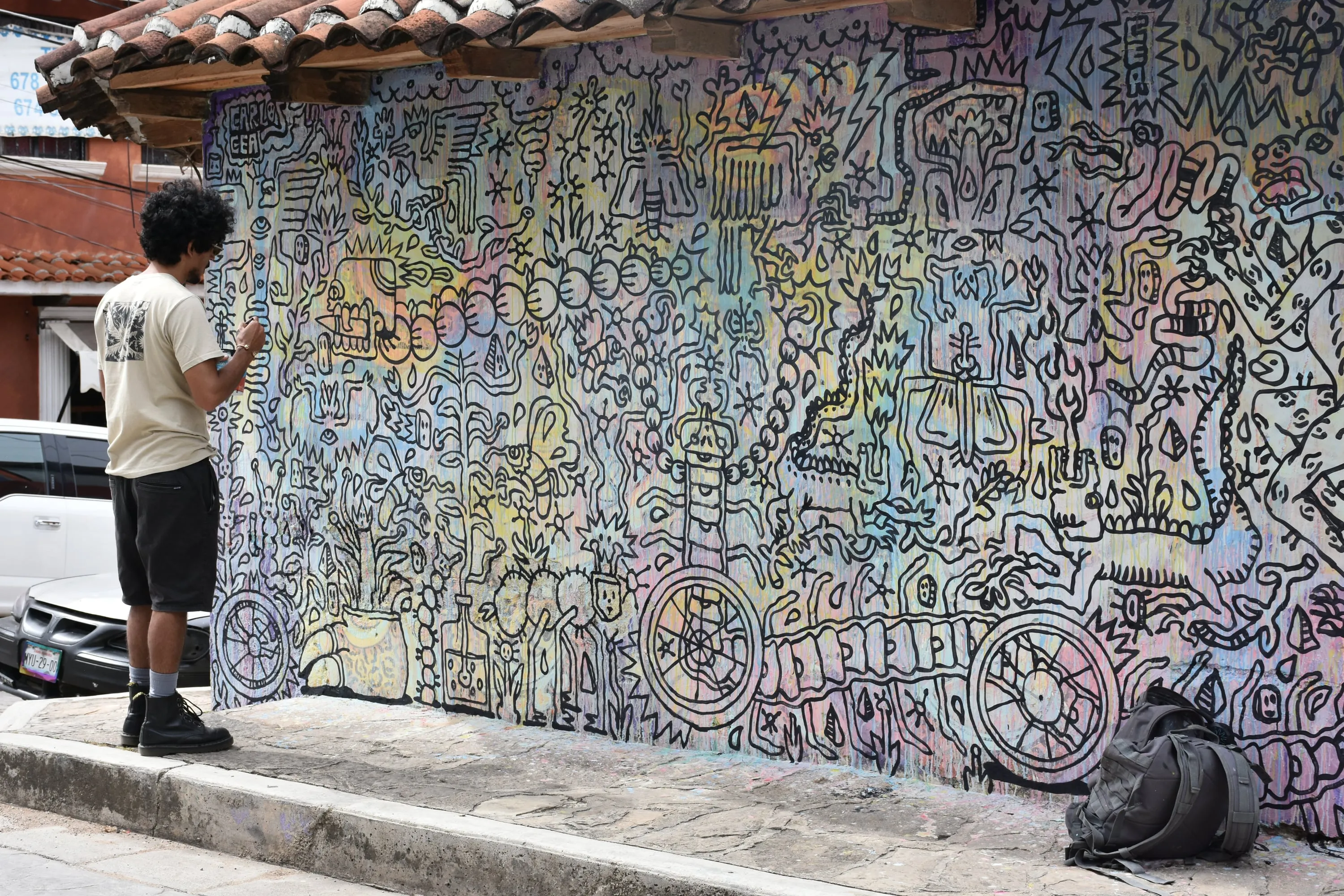 Jardín rosa 