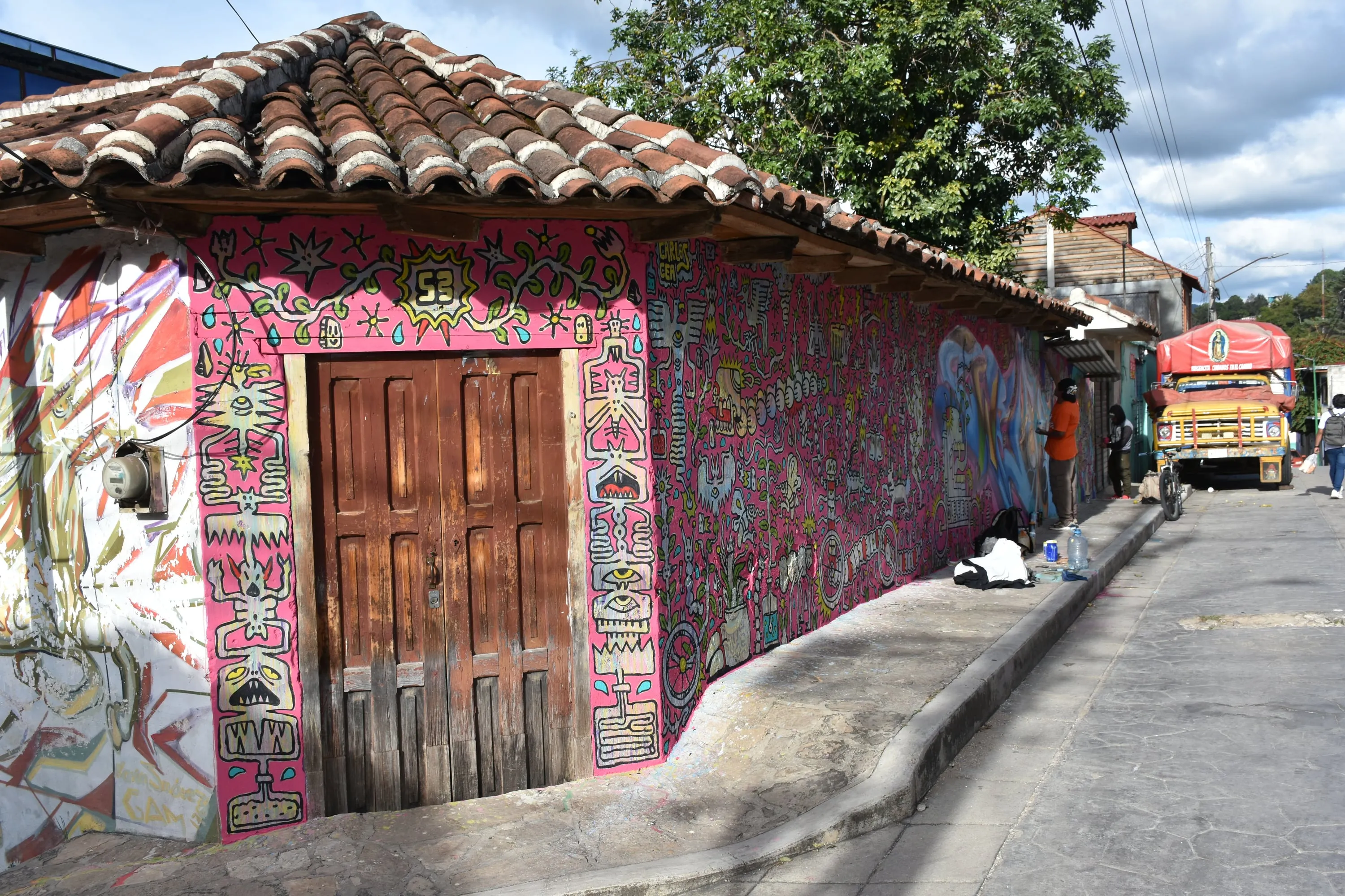 Jardín rosa 