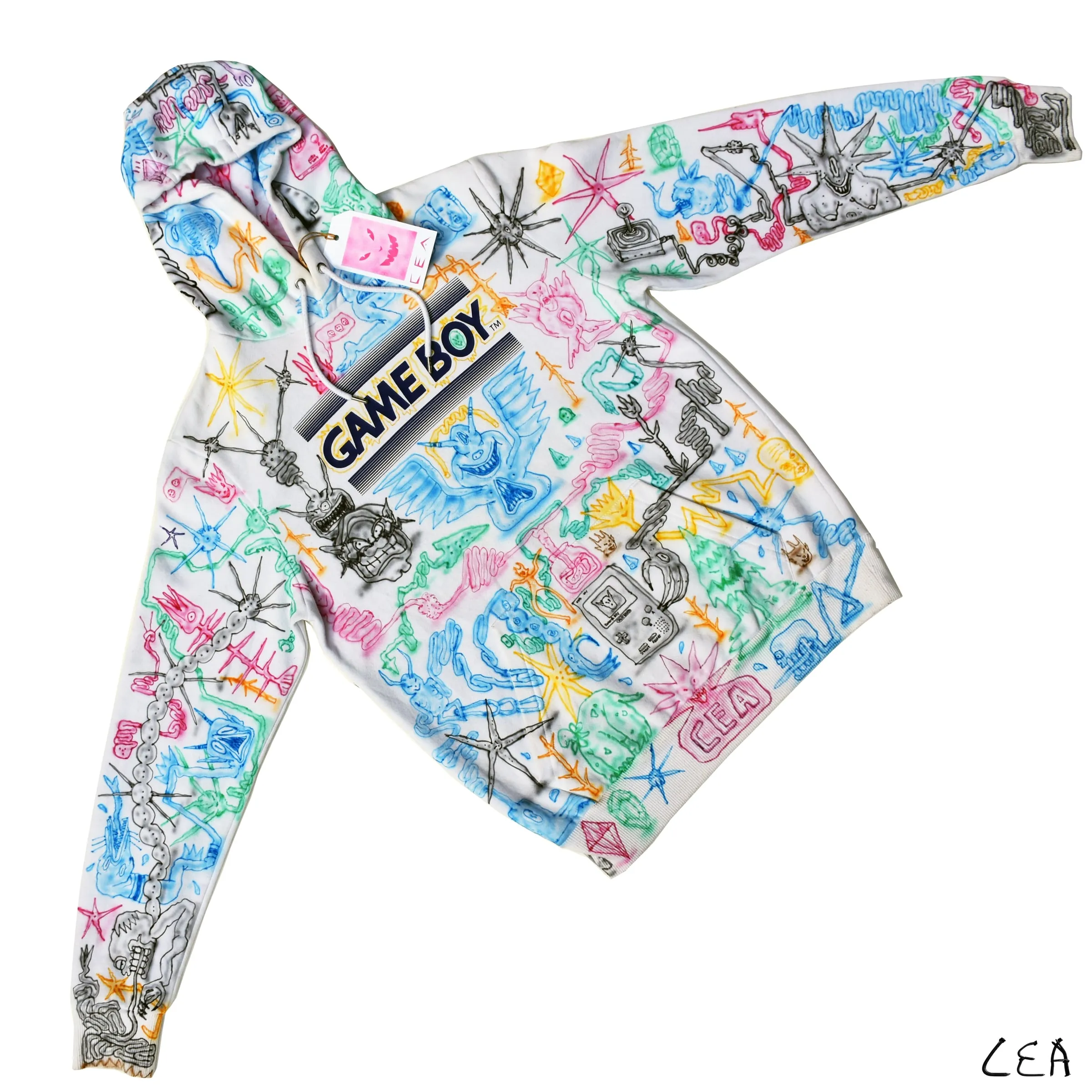Sudadera GameBoy intervenida