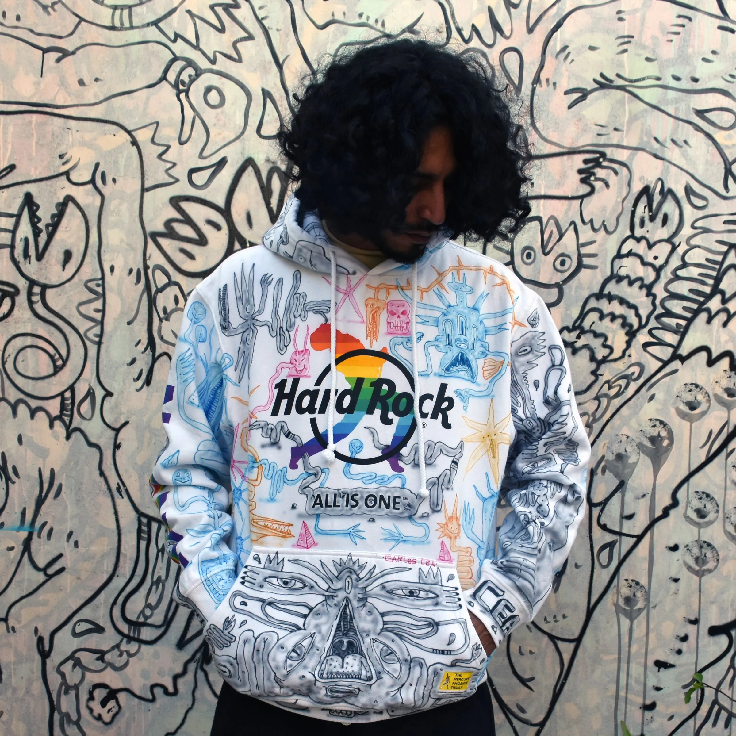 Sudadera Hard Rock intervenida